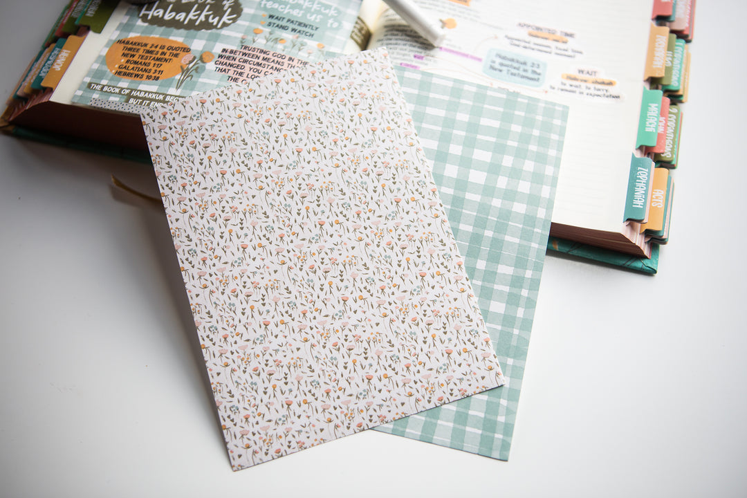 Trusting God in the In-between Scrapbook Sheet Set - Kingfolk Co