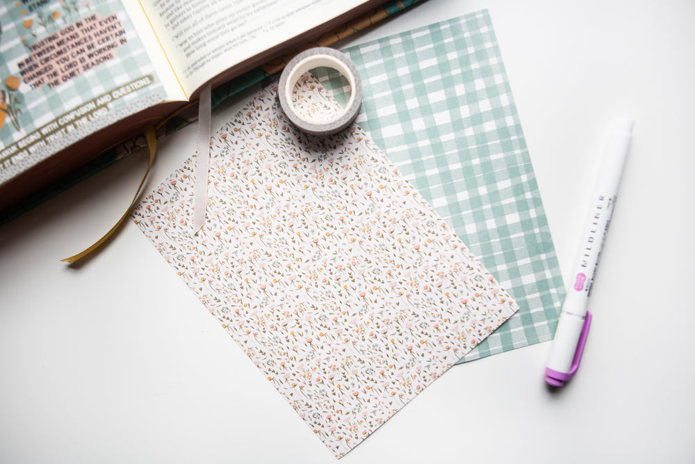 Trusting God in the In-between Scrapbook Sheet Set - Kingfolk Co