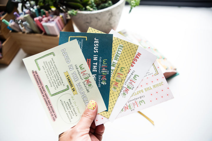 Wilderness Throughout Scripture Mini Tip-in Sheet Bundle (Set of 5) - Kingfolk Co