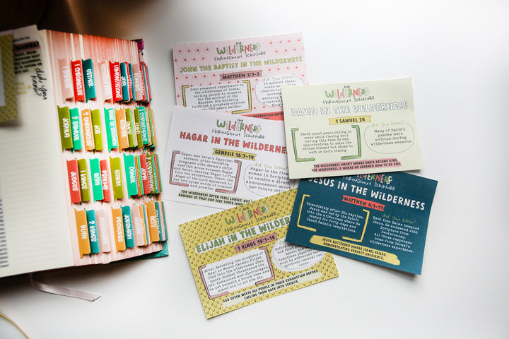 Wilderness Throughout Scripture Mini Tip-in Sheet Bundle (Set of 5) - Kingfolk Co