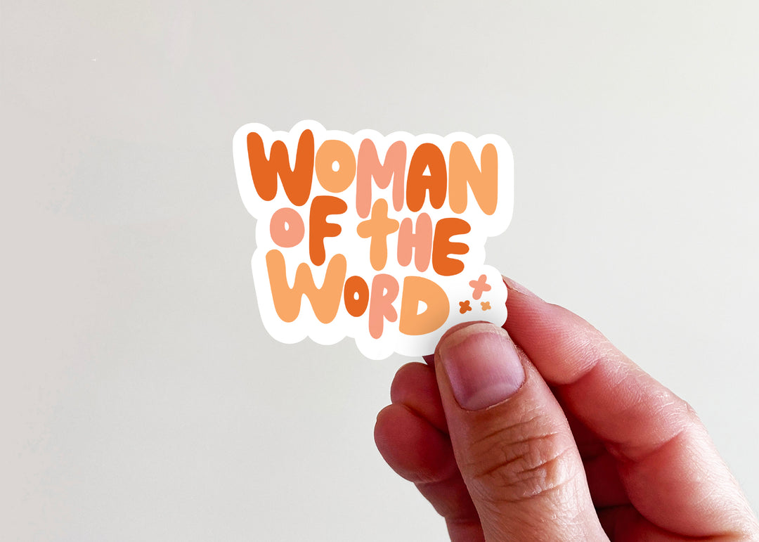Woman of the Word Vinyl Sticker - Kingfolk Co