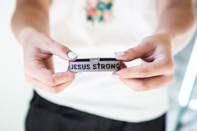 Jesus Strong Stretchy Bracelet - Kingfolk Co