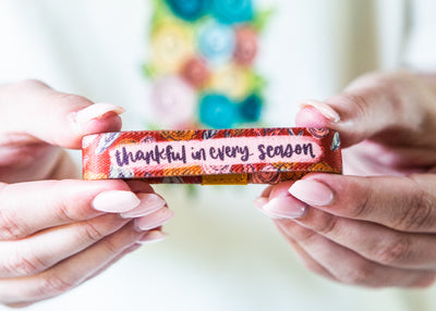 Thankful in Every Season Stretchy Bracelet - Kingfolk Co