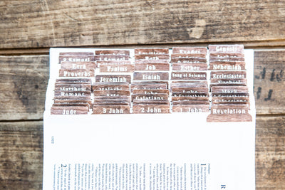 Wood Grain Bible Tabs - Kingfolk Co