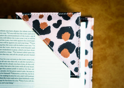 Cheetah Print Corner Bookmark - Kingfolk Co