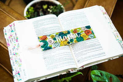 Sunday Morning Acrylic Bookmark – Bibles and Coffee