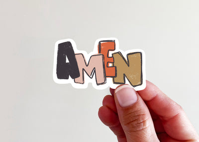 Amen Vinyl Sticker - Kingfolk Co