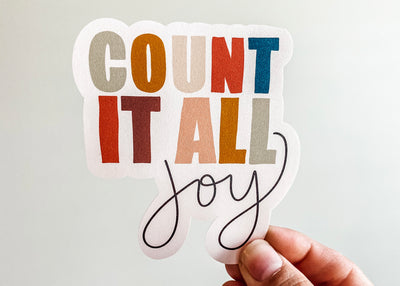 Count it All Joy Sticker - Kingfolk Co