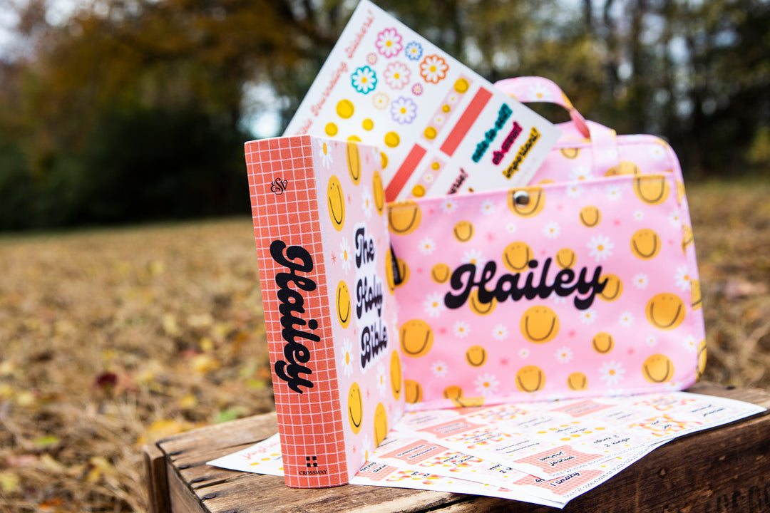 Joyful Blooms Collab with Creately Design Co ESV Journaling Bible ...