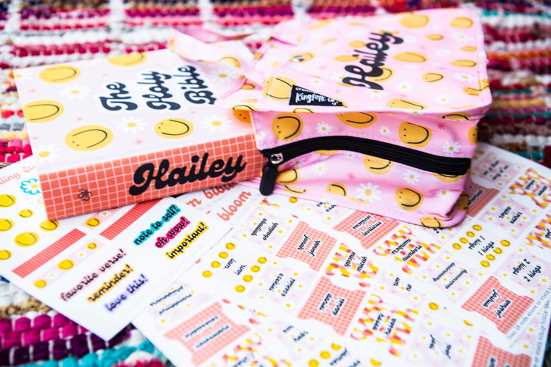 Joyful Blooms Collab with Creately Design Co ESV Journaling Bible ...