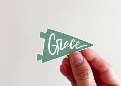 Grace Flag Sticker - Kingfolk Co