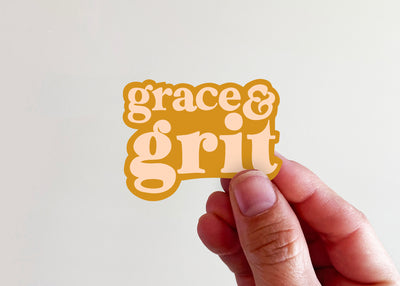 Grace + Grit Sticker - Kingfolk Co