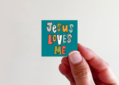 Jesus Loves Me Vinyl Sticker - Kingfolk Co