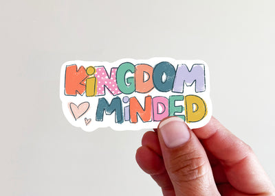 Kingdom Minded Vinyl Sticker - Kingfolk Co