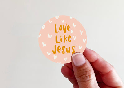 Love Like Jesus Vinyl Sticker - Kingfolk Co