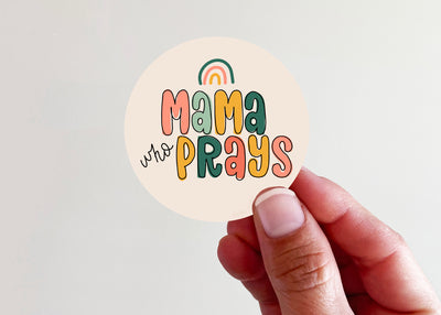 Mama Who Prays Vinyl Sticker - Kingfolk Co