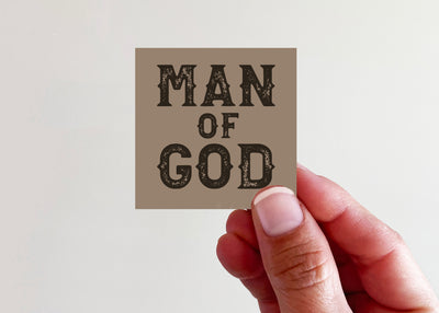 Man of God Vinyl Sticker - Kingfolk Co