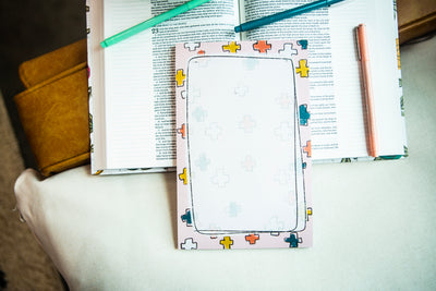 Multi Color Cross Large Notepad - Kingfolk Co