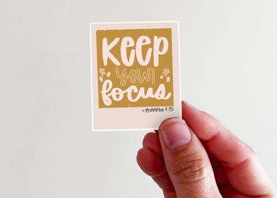 Keep Your Focus Sticker - Kingfolk Co
