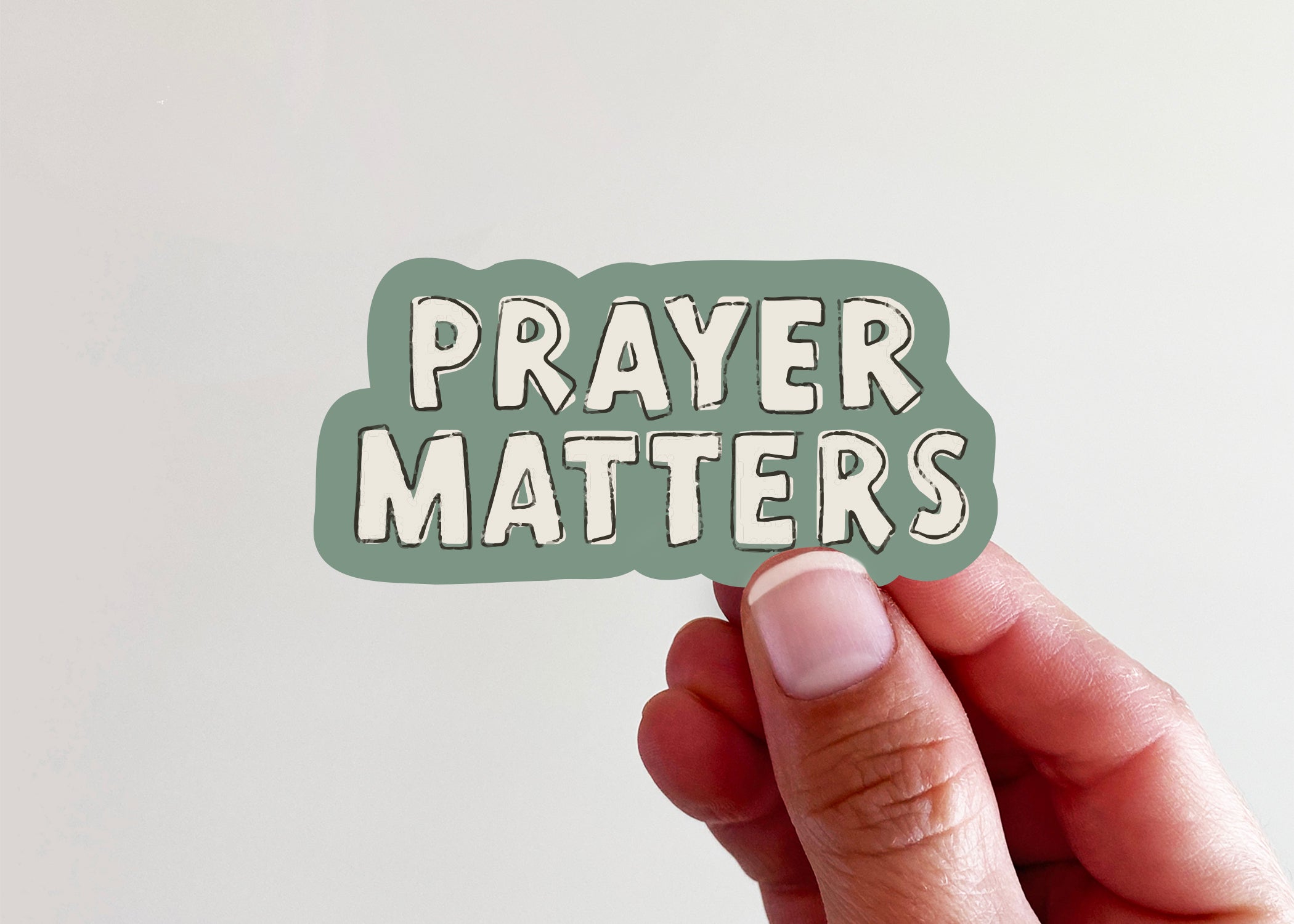 Prayer Matters Vinyl Sticker – Kingfolk Co