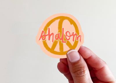 Shalom Peace Vinyl Sticker - Kingfolk Co