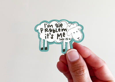 Problem Sheep Vinyl Sticker - Kingfolk Co