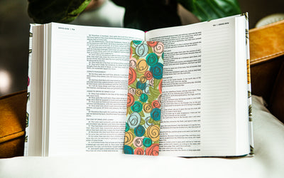 Spring Multi Colorful Floral Bookmark - Kingfolk Co